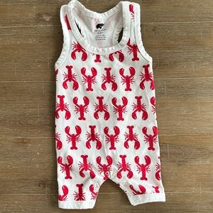 Monica + Andy lobster racer back shortall